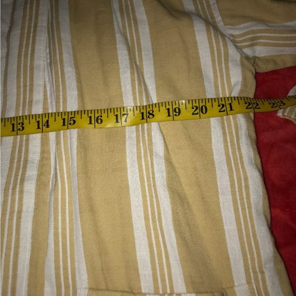 EILEEN FISHER REED STRIPED ORGANIC COTTON DOUBLEWEAVE KIMONO JACKET XXS - Picture 6 of 8